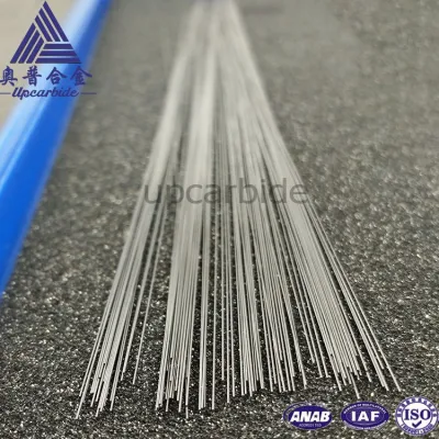 Diametro 0.1mm*330mm barra in carburo di tungsteno Superfine lucidata con grana fine