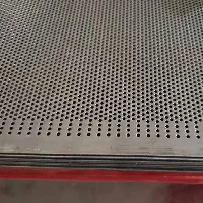 0.1mm acciaio inox perforato Foro rotondo Mesh cerchio balcone Piastra metallica forata