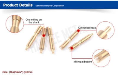 Dispositivi di fissaggio placcati oro per hardware da costruzione Hanyee