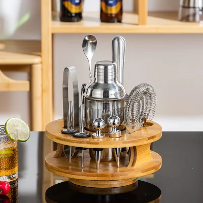 Kit barman barra in acciaio inox Kit utensili cocktail Shaker Bar Impostazione