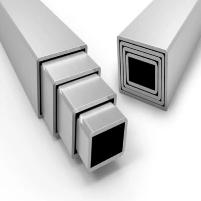 Lega di alluminio ad alta resistenza ASTM 2024 3003 5083 6061 6063 6082 7075 T5 T6 rettangolare rotondo anodizzato con rivestimento a colori Tubo in lega di alluminio
