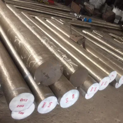 CR12/1.2080/D3/SKD1 barra piatta in acciaio laminato a caldo/forgiato/barra rotonda lavorata/smerigliata/blocco in acciaio/lavorazione a freddo Acciaio per utensili