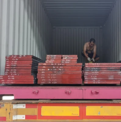 CR12/1.2080/D3/SKD1 barra piatta in acciaio laminato a caldo/forgiato/barra rotonda lavorata/smerigliata/blocco in acciaio/lavorazione a freddo Acciaio per utensili