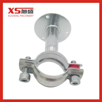 Tubo rotondo acciaio inox Saniatry SS316L da 1.5 pollici con Estremità della flangia della barra della maniglia