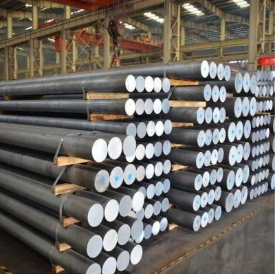 AISI ASTM 1060 1100 2A12 2024 2618 3003 4A01 6026 6061 6063 T6 6082 6068 5083 5754 5A05 7075 T5 T6 estrusione per fusione Lega di alluminio barra di alluminio barra rotonda anodizzata