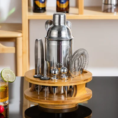 Kit barman barra in acciaio inox Kit utensili cocktail Shaker Bar Impostazione