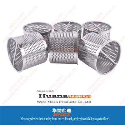 Tubo a rete con filtro rotondo in acciaio inox per scarico in metallo tubo perforato