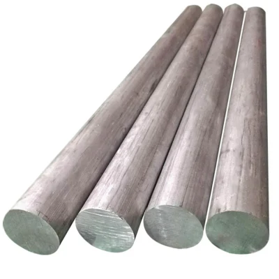 ASTM 2024 3003 5052 5083 6061 6063 6082 7075 2017 Lega rotonda stampaggio a freddo lingotti pieni alluminio billette in alluminio Barra ad asta