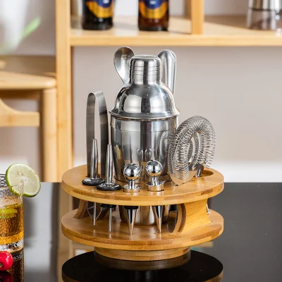 Kit barman barra in acciaio inox Kit utensili cocktail Shaker Bar Impostazione