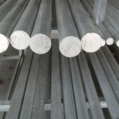 ASTM 2024 3003 5052 5083 6061 6063 6082 7075 2017 Lega rotonda stampaggio a freddo lingotti pieni alluminio billette in alluminio Barra ad asta