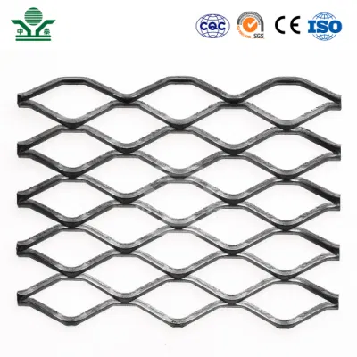 Zhongtai ASTM A240 tipo 304 materiale piastra in acciaio inox 9 Gauge maglia metallica espansa Cina produzione 25mm 30mm 50mm apertura 24 X 48 metallo espanso