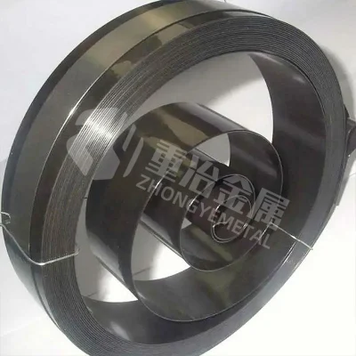Stock di punti ASTM/AISI 1045 DIN C45E/Ck45 JIS S45C standard a freddo Striscia di acciaio con molla a bordo rotondo arrotolato