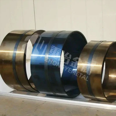 Stock di punti ASTM/AISI 1045 DIN C45E/Ck45 JIS S45C standard a freddo Striscia di acciaio con molla a bordo rotondo arrotolato