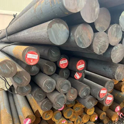 1.0503 S45C acciaio forgiato Ck45 En8 EN9 laminato a caldo a freddo Barre di ferro tonde in acciaio al carbonio trafilato