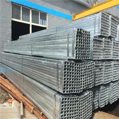4 x 4 pollici 18 calibro 80X80X2.5mm 12cr1MOV ASTM A53 A106 Gi acciaio zincato a caldo DIP quadrato saldato per tubi Tubi rotondi