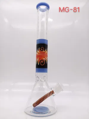 8-inch vetro rosso fumo tubo Hookah tubo scorta con Alta qualità