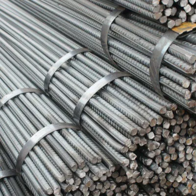 HRB400 HRB500 Hrb500e acciaio deformato barra rotonda rinforzata Acciaio inossidabile piatto rotondo laminato a caldo in acciaio al carbonio Barra TMT corrugata