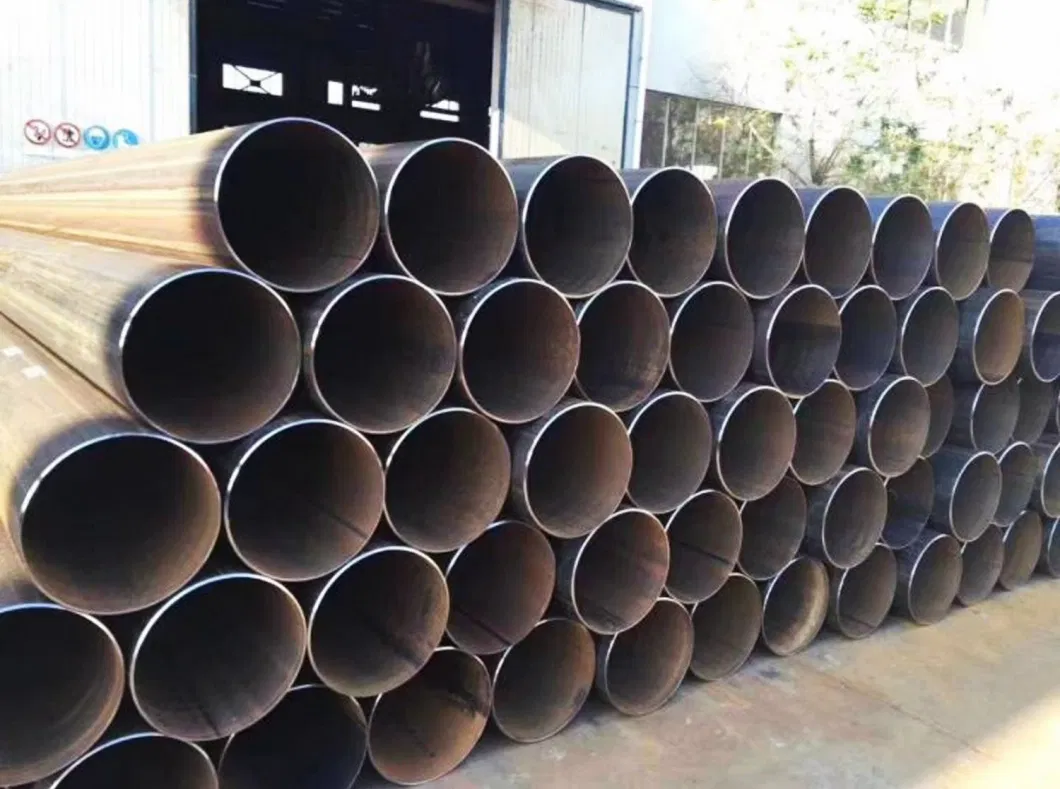 Factory Supplier Black Iron Round Mild ERW Steel Pipe