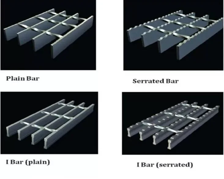 Steel Grating Serrated Plate Walkway Grating