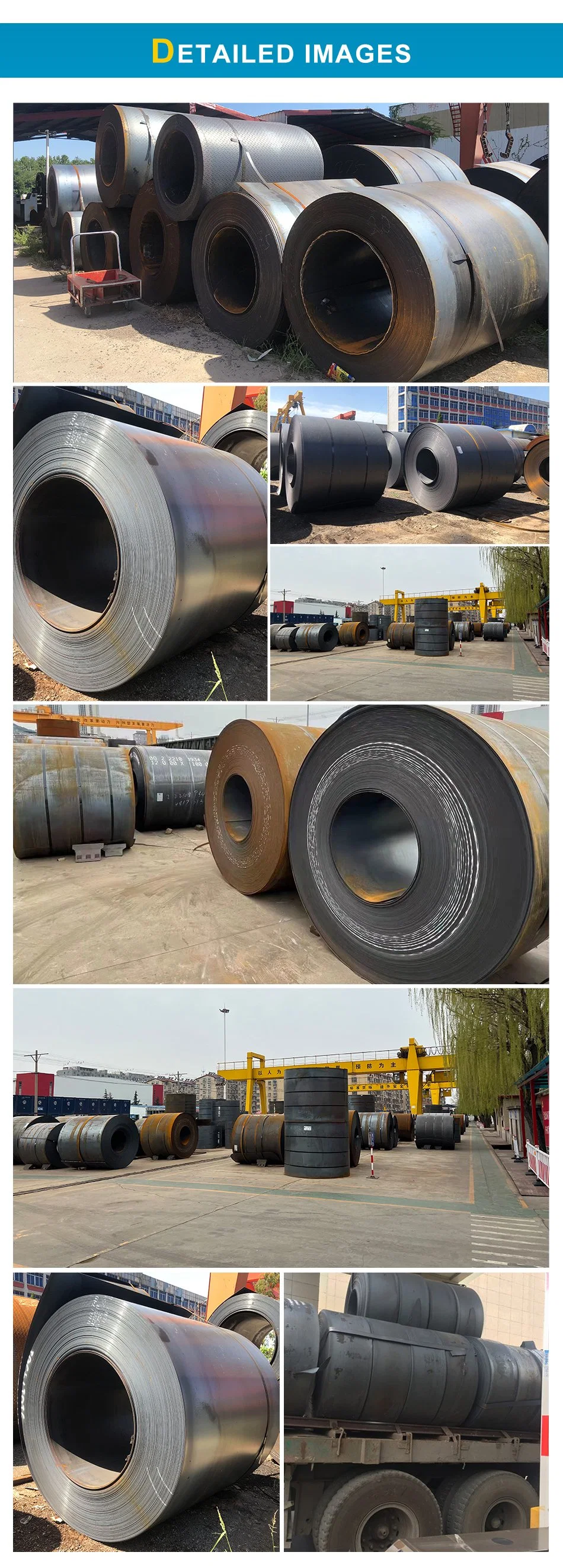 Q235 Hot Rolled Thick Iron Carbon Steel Plate Rolled Steel Coil