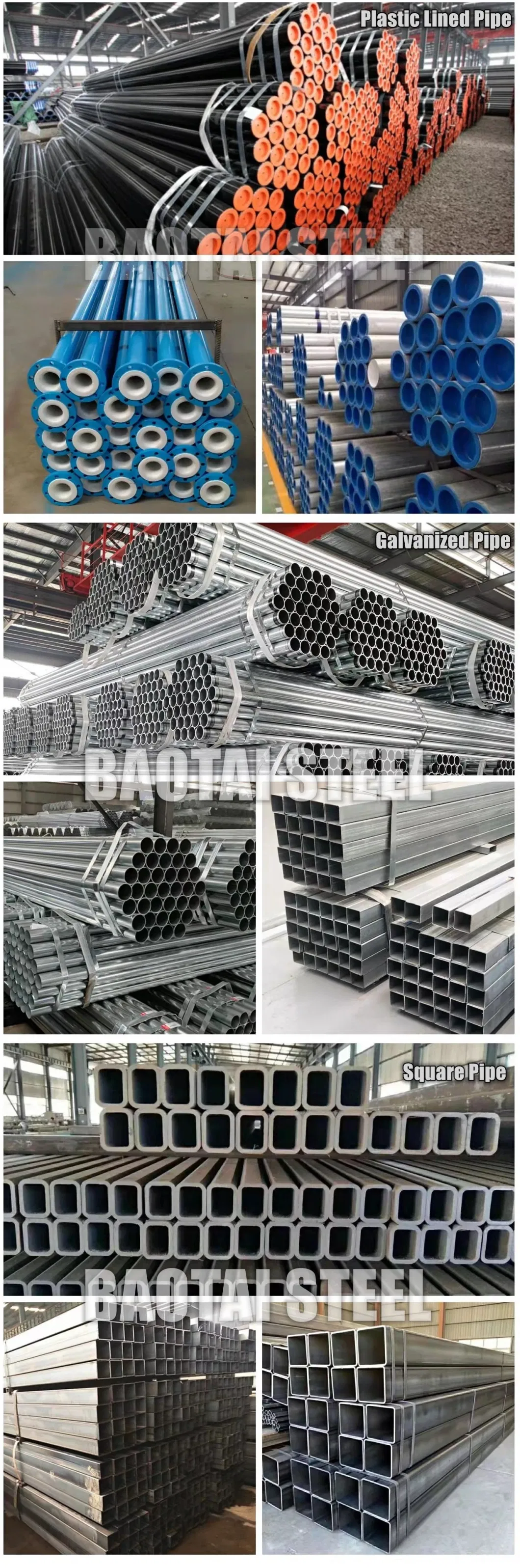 Steel 4130 SAE 1020 Sch80 Tube Seamless Steel Pipe 4130 Steel Tube Seamless Steel Pipe