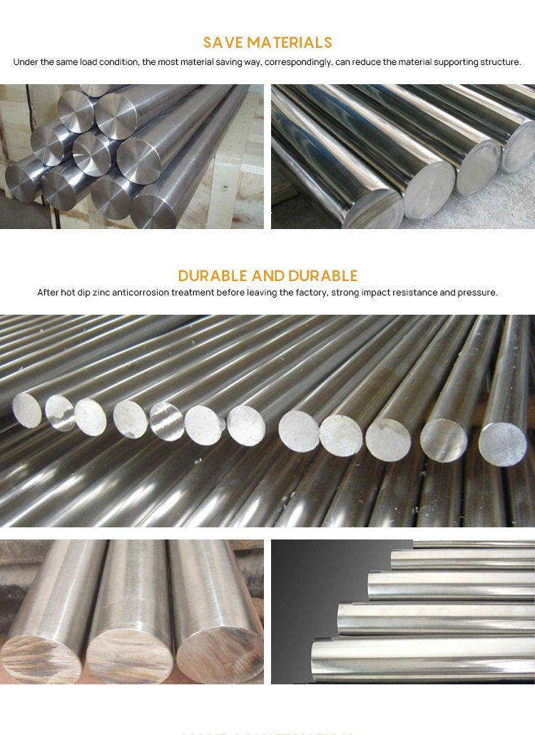 Hairline Stainless Steel Bar 316h 316L 304h 304L Stainless Steel Round Bar