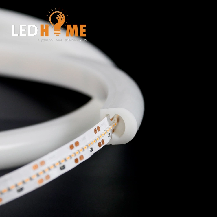 360 Degree Beam Angle Dome Head Flexible Silicon Neon Tube Apa13f with 8mm 120LEDs/M SMD2835 LED Strip for Neon Flex Light Neon Sign