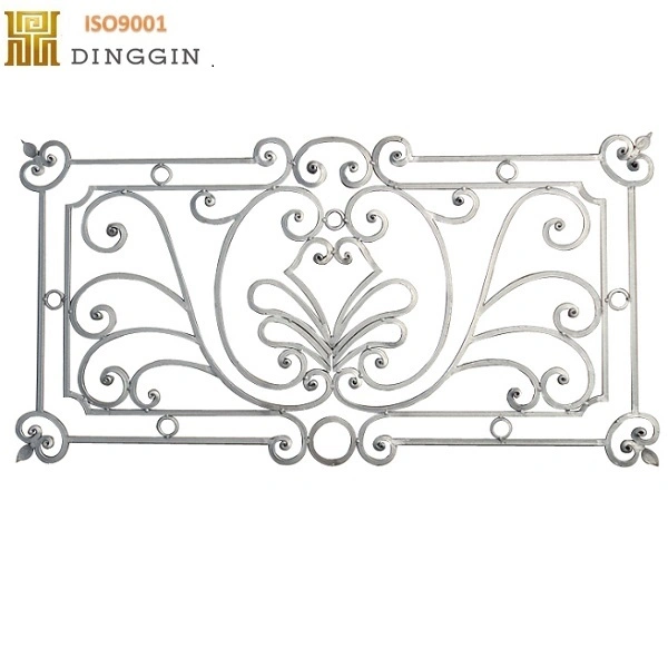 Round Shape Wrought Iron Panels and Rosettes