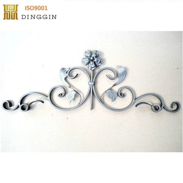 Round Shape Wrought Iron Panels and Rosettes