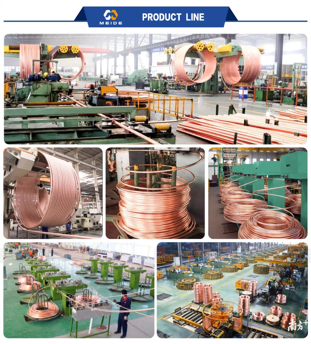 ODM Customized 6-Inch Seamless Round Tube C28500 C26200 C34000 Pancake Seamless Copper Tube