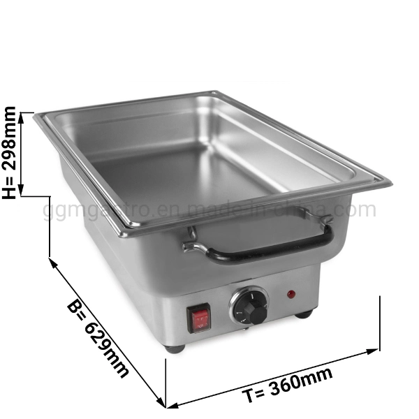 Stainless Steel Buffet Electric Chafing Dish Restaurant Food Warmer Display