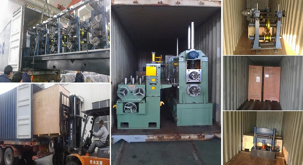 Round Square Pipe Straight Seam Welding Tube Mill Tube Production Line
