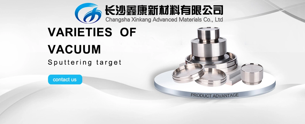 Xinkang PVD Coating Materials Metal Titanium Round Planar Magnetron Sputtering Target