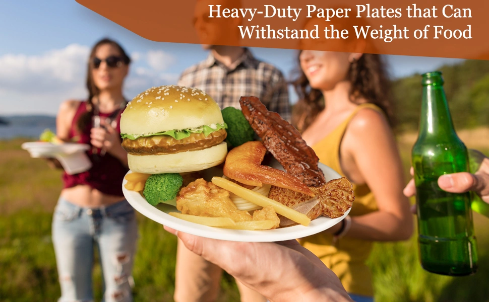 Top Quality 12 Inch Composable Biodegradable Sugarcane Bagasse Paper Plate Disposable