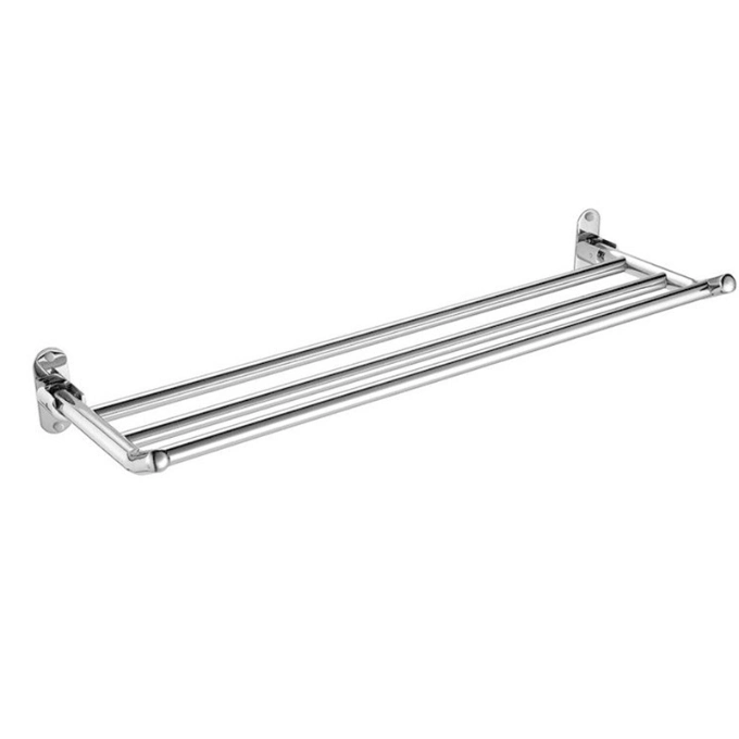 SUS304 Bathroom Accessories Wall Mount Double Towel Bar