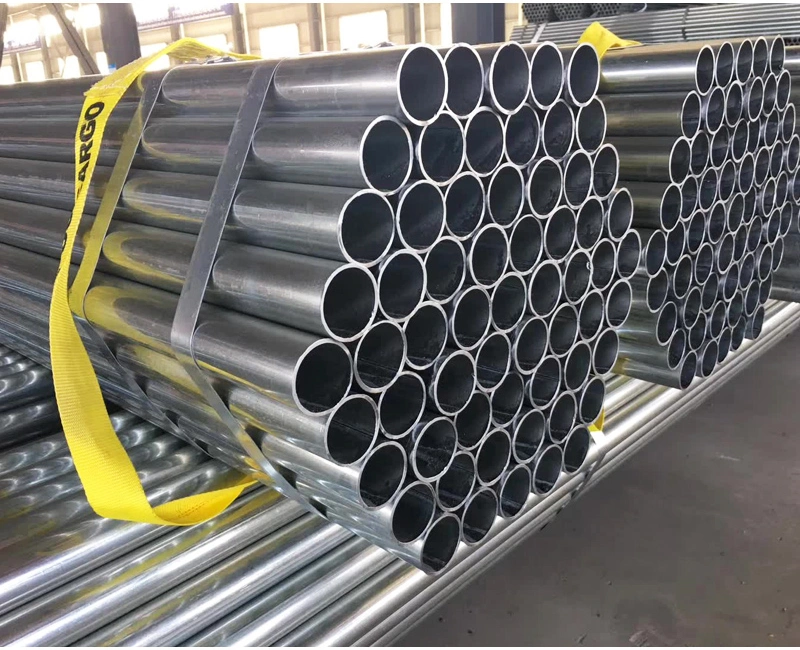 Welded Pre Galvanized Steel Hollow Pipe Round Shape Structural Steel Tube