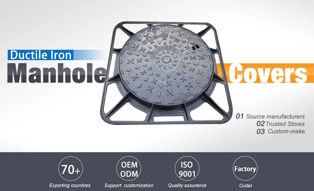 Professional Supplier Ductile Iron Round Manhole Cover