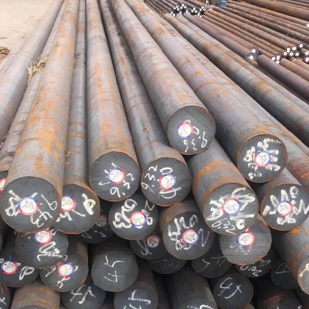 High Quality Black Annealed Round Hot/Cold Rolled Carbon Steel Bar with SAE 1045 4140 4340 S45c High Medium Low Ms CS in Stock