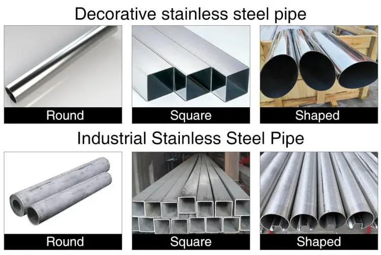 China Made Precision Round stainless Steel Pipe for Stair Railing Hardware Furniture