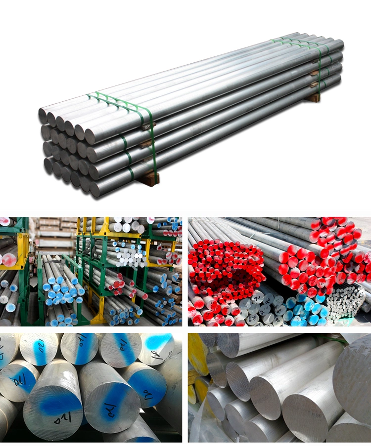 1060 6061 6082 7075 Aluminio Round Bar Aluminum Rod