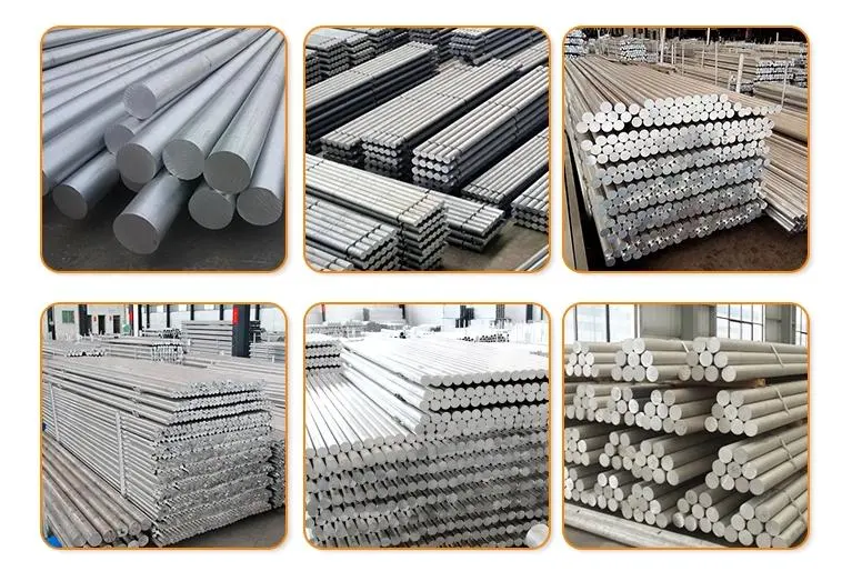 Manufacturer Price 6061 6063 6082 7075 7A09 2024 2023 3003 T5 T6 T651 Alloy Aluminum Round Rod Bar Price