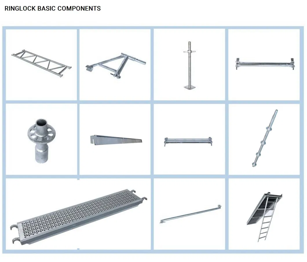 Galvanized Steel Ringlock Layher All Round System Scaffold with En12811 as/Nz 1576