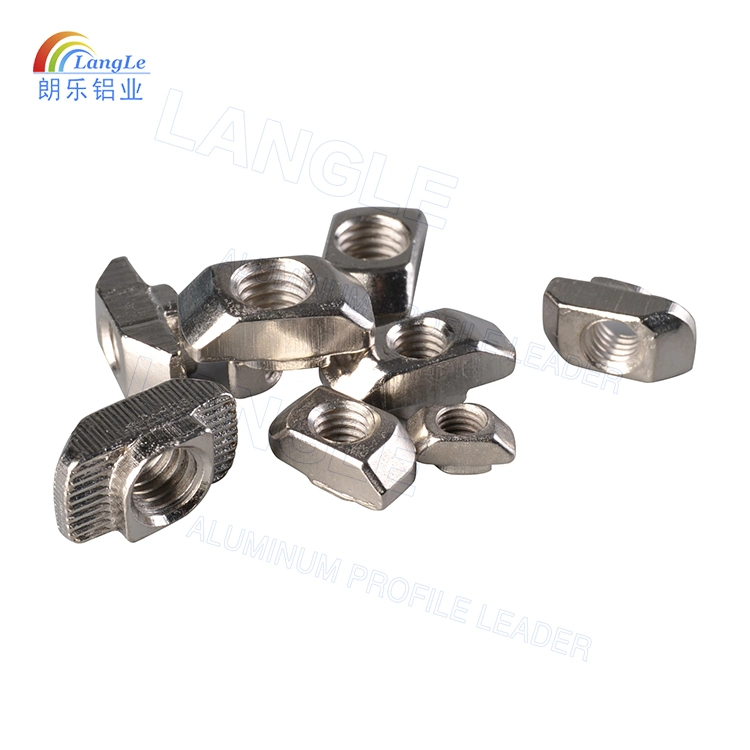 Zinc Plated Steel Half Round Nut for 2023 3030 4040 Aluminum Profile