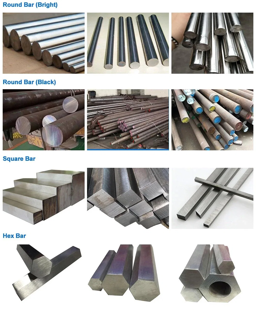 Factory Price AISI 340 303 Stainless Steel Round Rod Bar for Building