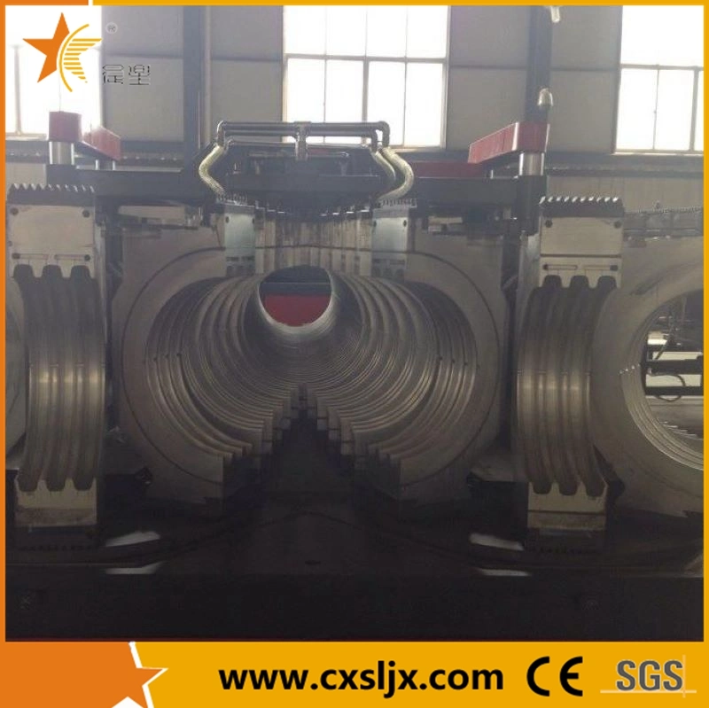 HDPE/PVC Double Wall Corrugated Pipe Extrusion Line Machine, Double Wall Corrugated Hose Making Machine