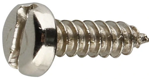 Slotted Round Head Wood Screw Zinc Plated