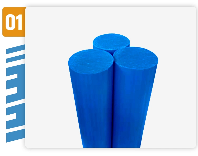 UHMWPE Rod Engineering Plastic HDPE Round Bar PE Hollow Bar