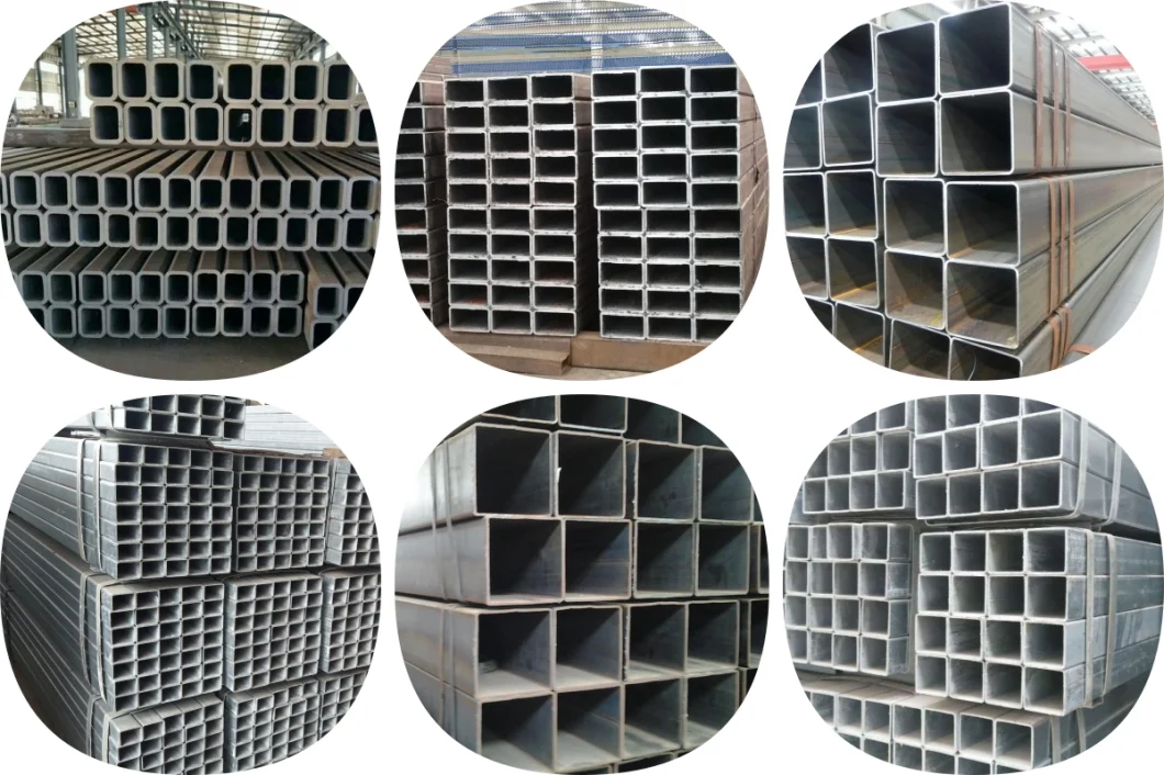 Manufacturer Hollow Metal Galvanized Square Rectangular Steel Tube/Pipe/Square Hollow Galvanized Steel Pipe 12 FT