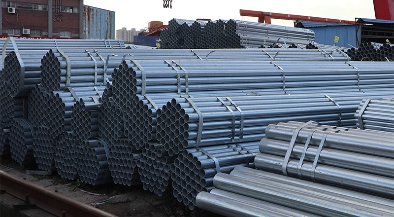 High Quality En10025 Q195 SPHC G60 G90 Galvanized Cold Formed Galvanized Round Tubes 2 mm Thickness