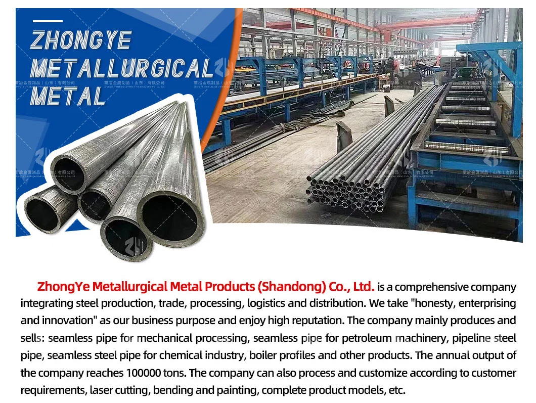 Customized 1045 1042 Gr. 1043/S45c/C45e/Ck45 Shapes of Precision Steel Pipe